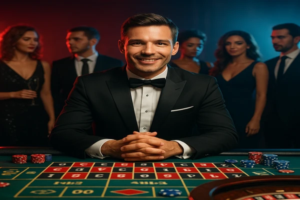 pkLock-এর নিয়ন আলোয় সজ্জিত আধুনিক গেমিং প্ল্যাটফর্মে শোভাময় উপস্থাপনা